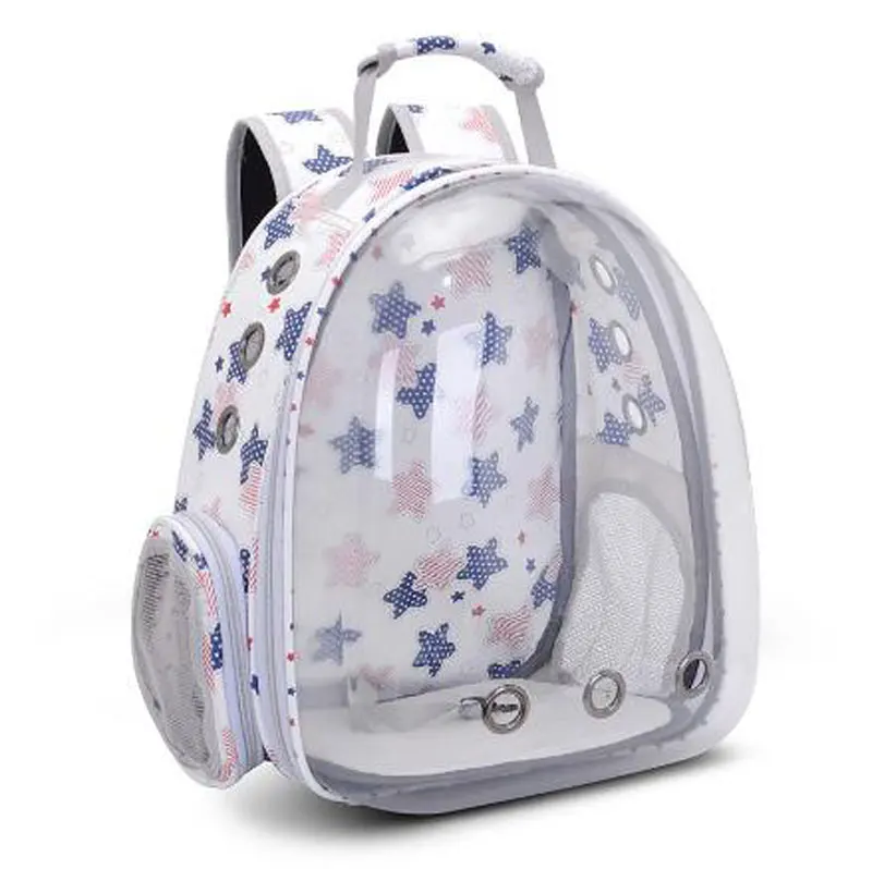 Big Star Весенний шаблон Pet Spacebag Портативный Pet мешок прозрачный Pet сумка кошка пакет - Цвет: Big Star