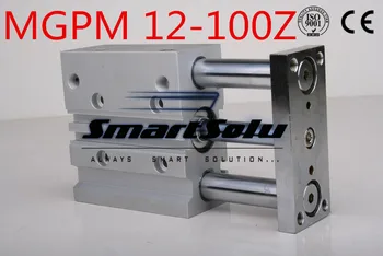 

Free Shipping MGPM12-100Z bore 12mm stroke 100mm double acting pneumatic cylinder compact guide new type three rod air cylinders