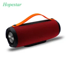 Hopestar e13 10 w coluna portátil ao ar livre sem fio bluetooth alto-falante mp3 tf rádio fm música estéreo subwoofer para pc mp