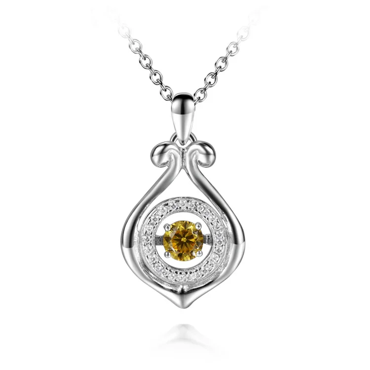 

Free Shipping Smart Clavicle Zircon Pendant Fashion Jewelry for Womem Girls