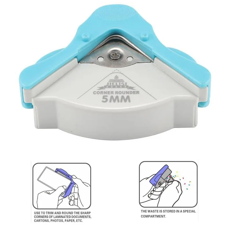 

5mm R5 DIY Mini Corner Rounder Card Paper Punch Craft Circle Pattern Photo Tool Stationery Hand Hole Craft Scrapbooking