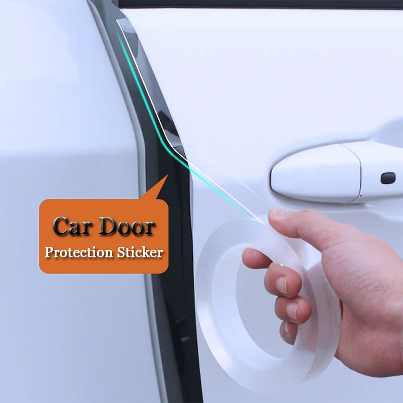 

Universal Car Door Scratch Protector Car Door Edges Guard Paint Protective Film Anti-scratch Wrap Stickers Styling Accessories