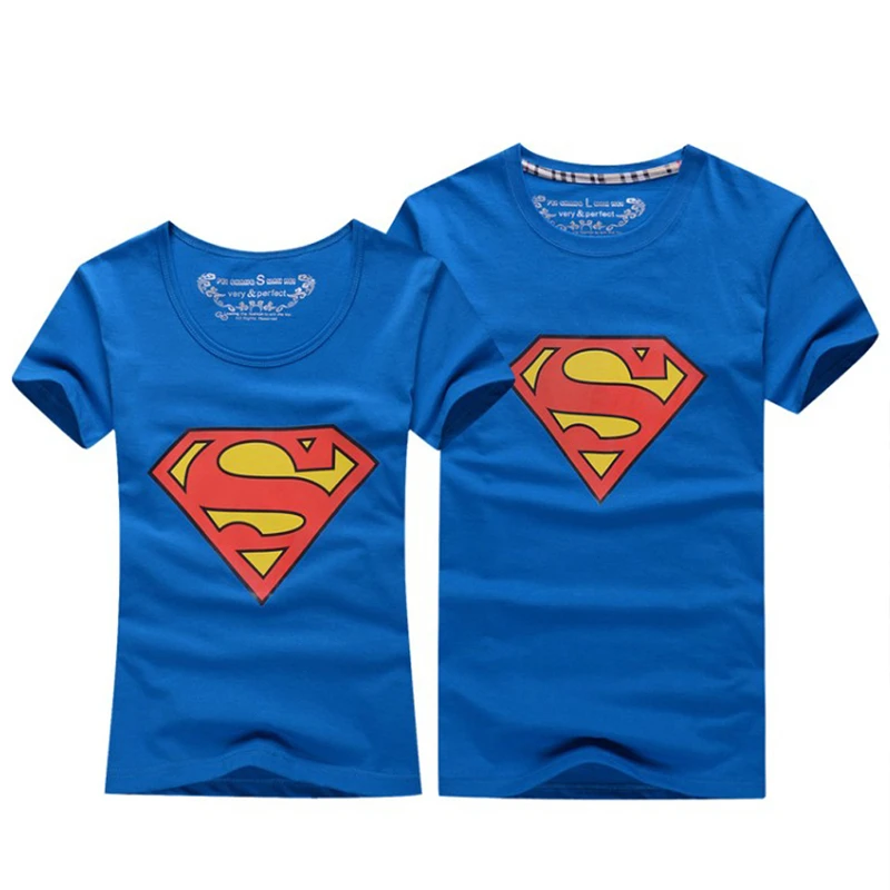 2109 Hot Sale Superman T Shirt Women And Men Lovers Clothes Casual O Neck Short Sleeve T-shirts For Couples 2109 Hot Sale Superman T Shirt Women And Men Lovers Clothes Casual O Neck Short Sleeve T-shirts For Couples