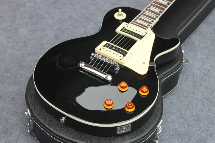 

Best Price Custom Shop Standard Black OPen Pickups 1959 Electric Guitar Ems Free Shipping
