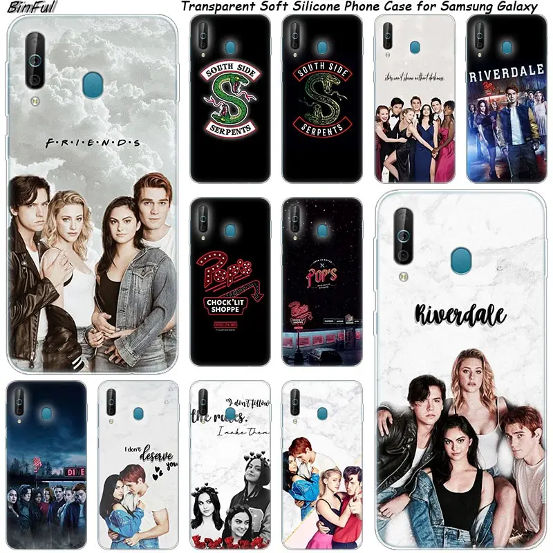 

Riverdale South Side Serpents Silicone Case For Samsung Galaxy A80 A70 A60 A50 A40 A40S A30 A20E A2CORE M40 Note 10 Plus 9 8 5