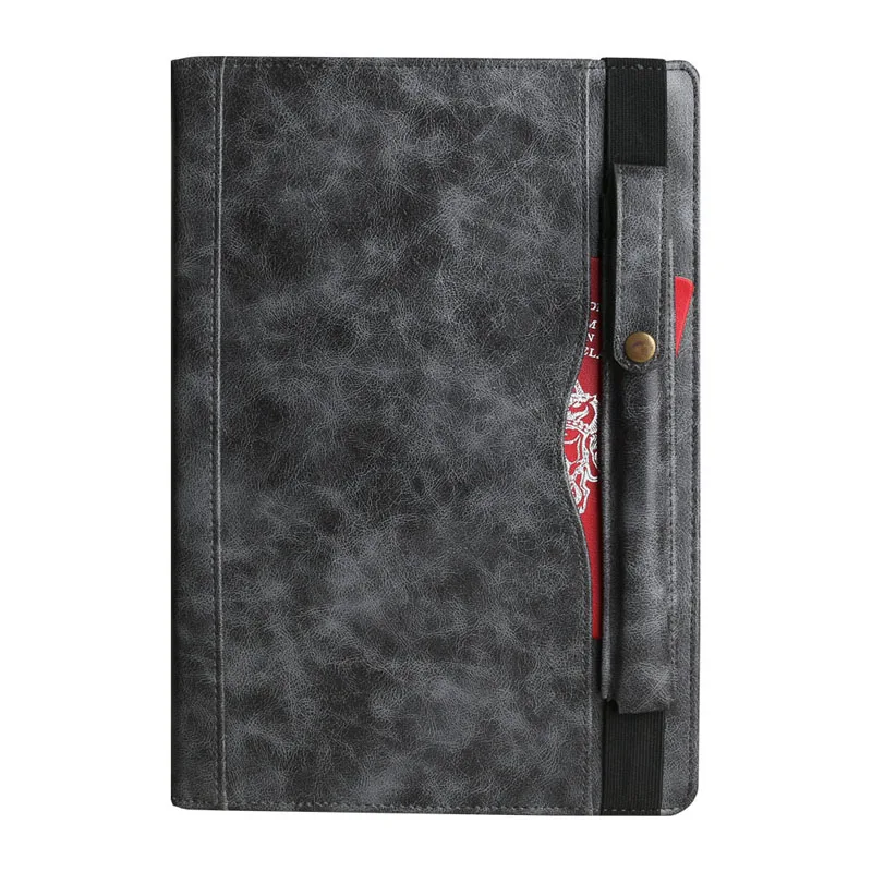 Для samsung Tab T515 Ретро книжный кожаный чехол многофункциональный кошелек Подставка смарт-чехол для samsung Galaxy Tab A 10,1 T510 с подставка для ручки