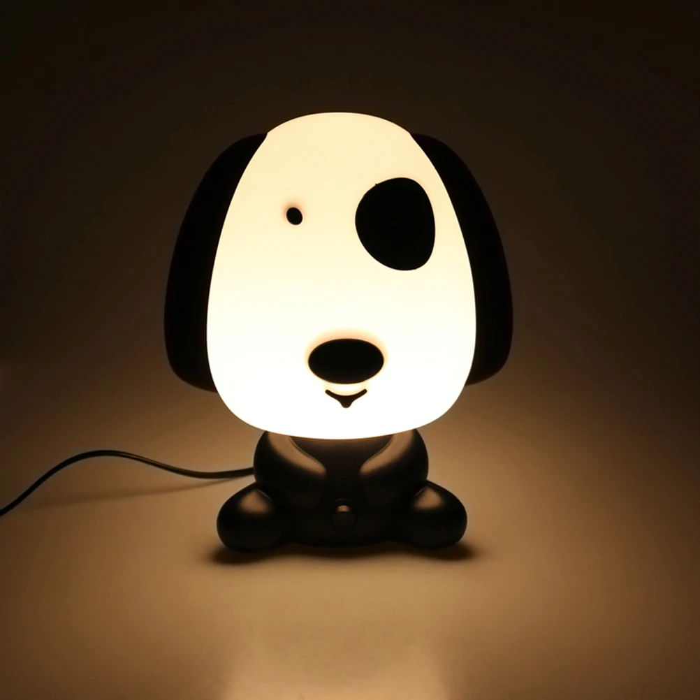 Cute Dog Cartoon Animal Night Light Cute Table Lamp Children Sleeping
