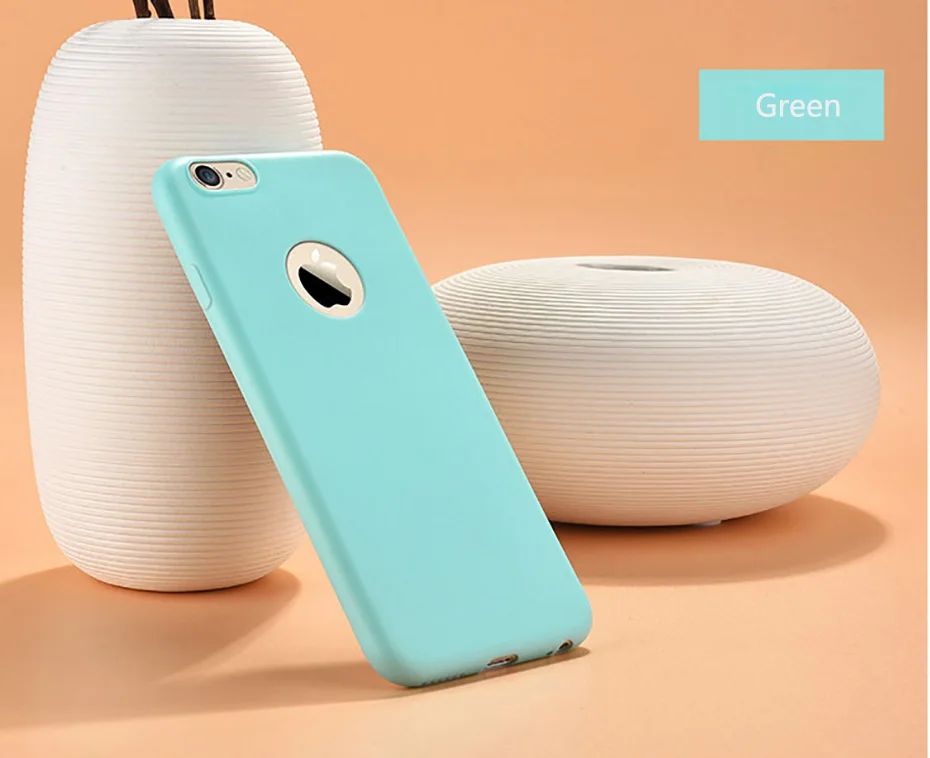 COQUEN Soft Silicone Case For iPhone 6 S 6s 7 8 Plus 7Plus 8Plus Phone Cases Cute Candy For iPhone 5s se 5 X Xs Mas XR 7 Case On (7)