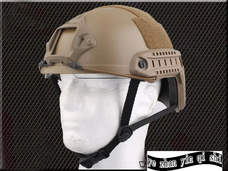 БЫСТРО шлем с защитным Goggle MH Тип тактический бой Шестерни Военная Униформа Airsoft Шлем Бесплатная доставка