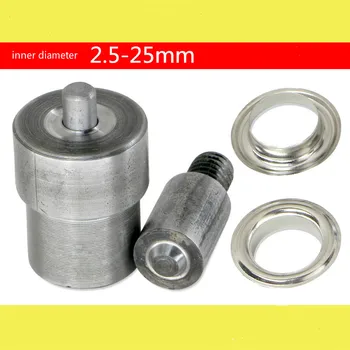 

Metal Grommet Machine Hand Press Eyelets Spot Snap Button Mould Tool Fit