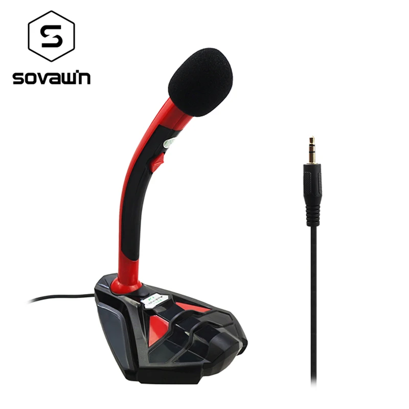 Portable Wired Microphone for Computer Professional Karaoke Audio
