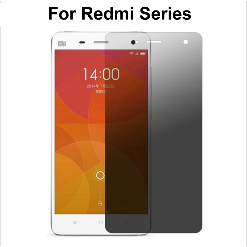 

9H Premium Privacy Tempered Glass For Xiaomi Redmi 5 Plus Anti Privacy Screen Protector Redmi 5A S2 4A 4 Note 5A 4X 4 Pro Glass