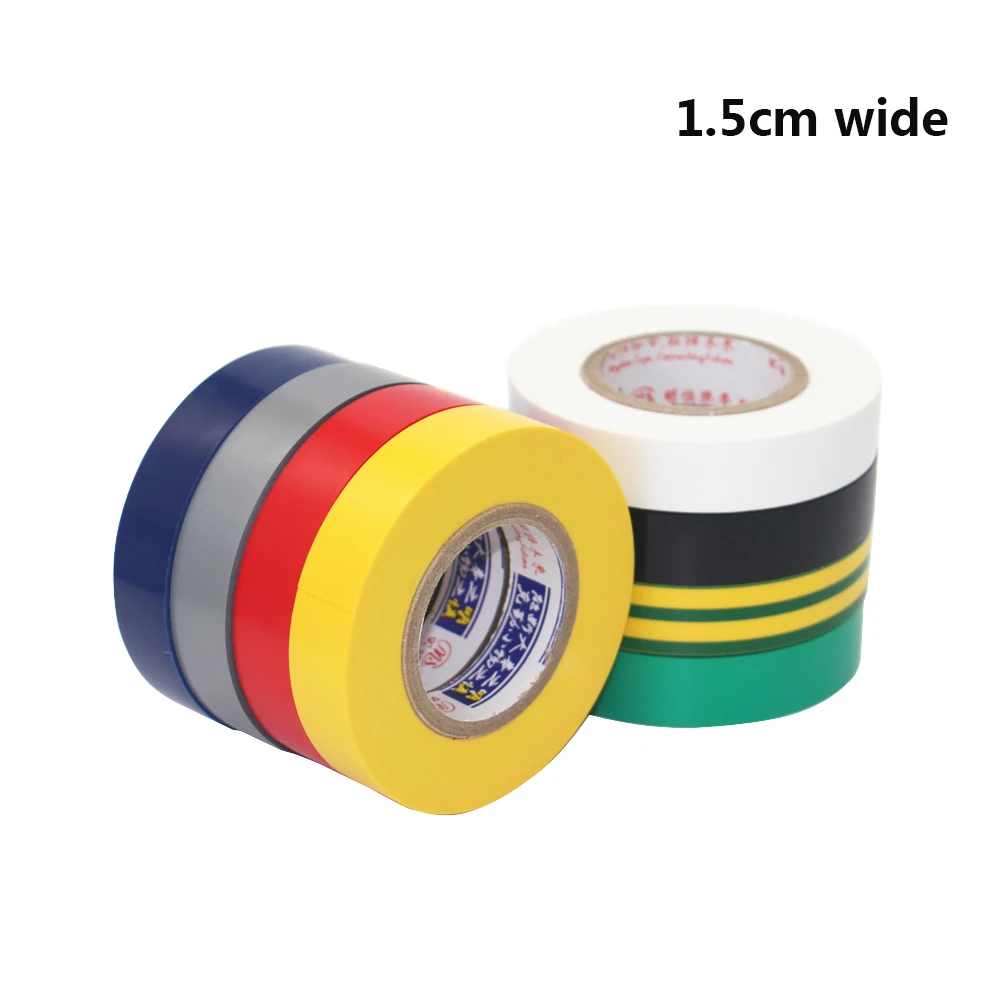 1pcs red Electrical tape insulation tape PVC Waterproof Tape width 10mm long 18m 