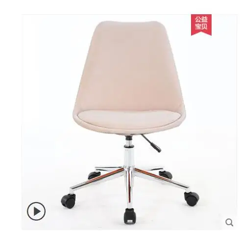 Модные компьютерные кресла в стиле Луи, скандинавские домашние маленькие офисные современные вращающиеся стулья для студентов - Цвет: G12  linen