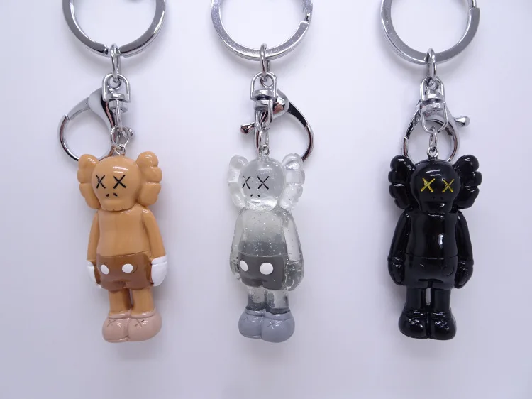 

High Quality 2019 New Prototype KAWS Dissected Companion Keychain toys Pure copper metal Limited Version Collection