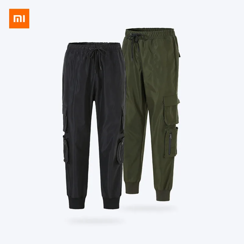 

Xiaomi Youpin ULEEMARK tooling trousers Multi-pocket design Imitation memory fabric Retro trend silhouette Men's trousers