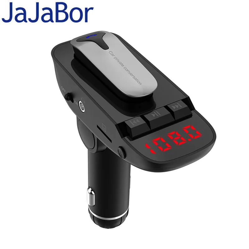 JaJaBor Car Kit Headset FM transmitter Bluetooth Handsfree AUX Audio Music MP3 Player USB Charger Support TF Card / U Disk Play JaJaBor Car Kit Headset FM transmitter Bluetooth Handsfree AUX Audio Music MP3 Player USB Charger Support TF Card / U Disk Play