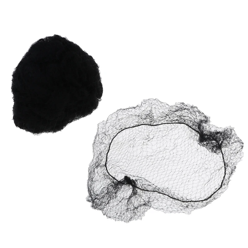 50pcs/100pcs Soft Elastic Lines Hair Net Sample Black Nylon Hairnets Invisible Disposible Wig Cap Net For Hair Styling Wholesale 50pcs/100pcs Soft Elastic Lines Hair Net Sample Black Nylon Hairnets Invisible Disposible Wig Cap Net For Hair Styling Wholesale