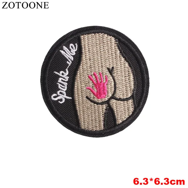 ZOTOONE Round UFO Parches Embroidered Iron on Patches For Clothing DIY Motif Stripes Clothes Stickers Alien Astronaut Badges E 22