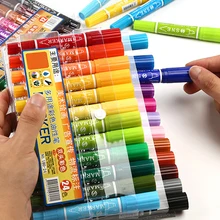 Тонкая кисть Маркер Набор на основе чернил акварельные краски кисть набросок искусство маркер ручка для манга рисования школьные принадлежности