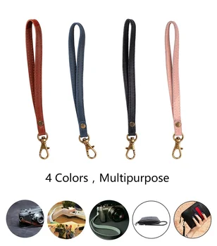 

Genuine Leather Cell Phone Strap Lanyard Universal Wrist Hand for Mobile Camera Key USB Drive Bag Gifts