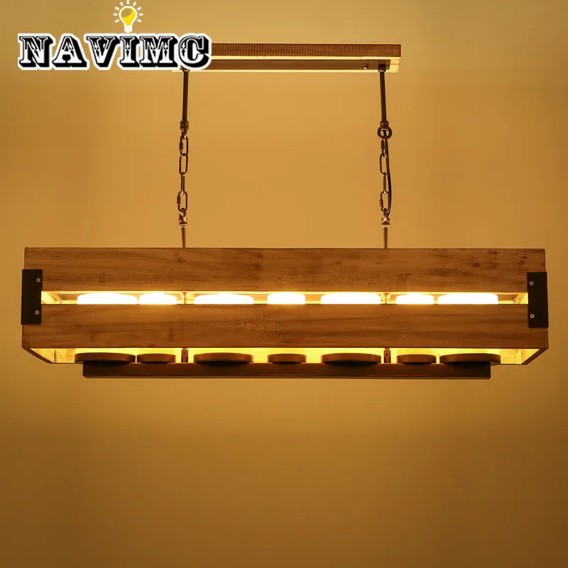 

Nordic Loft Style Marble Candle Rectangle Wooden LED Pendant Light Fixtures For Home Lighting Hanging Light Suspension Luminaire