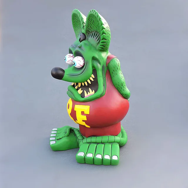 春のコレクション Fink Rat 33cm Ornament Doll Model Big Vinyl Green Classic その他