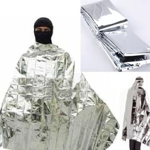 Новое водонепроницаемое 130*210 см аварийное одеяло спасательный штора-экран для выживания уличное спасательное одеяло