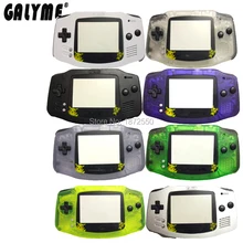 Galyme мультфильм объектив DIY черные кнопки пластик ремонт Корпус чехол Полный Набор игровой оболочки подходит GameboyAdvace дети мальчик подарок