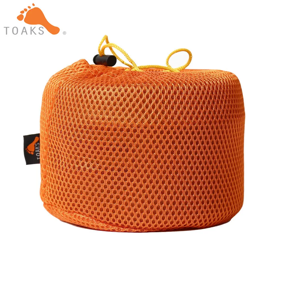 TOAKS CKW-1350 de Camping al aire libre Pan senderismo utensilios de cocina mochila cocina Picnic tazón olla Pan con plegado manejar