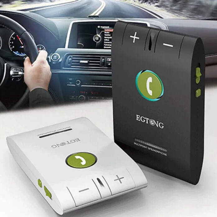 Bluetooth Car Kit Speakerphone Hands free 6E Headset Bluetooth Speaker for font b Smartphones b font