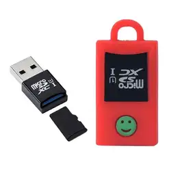 Мини 5 Гбит/с супер Скорость USB 3.0 Micro SD/SDXC TF Card Reader адаптер au03 челнока