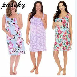 Puseky беременных женщин Одежда для беременных Платья для беременных топы кормящих Блузка Футболка грудного вскармливания жилет Топ