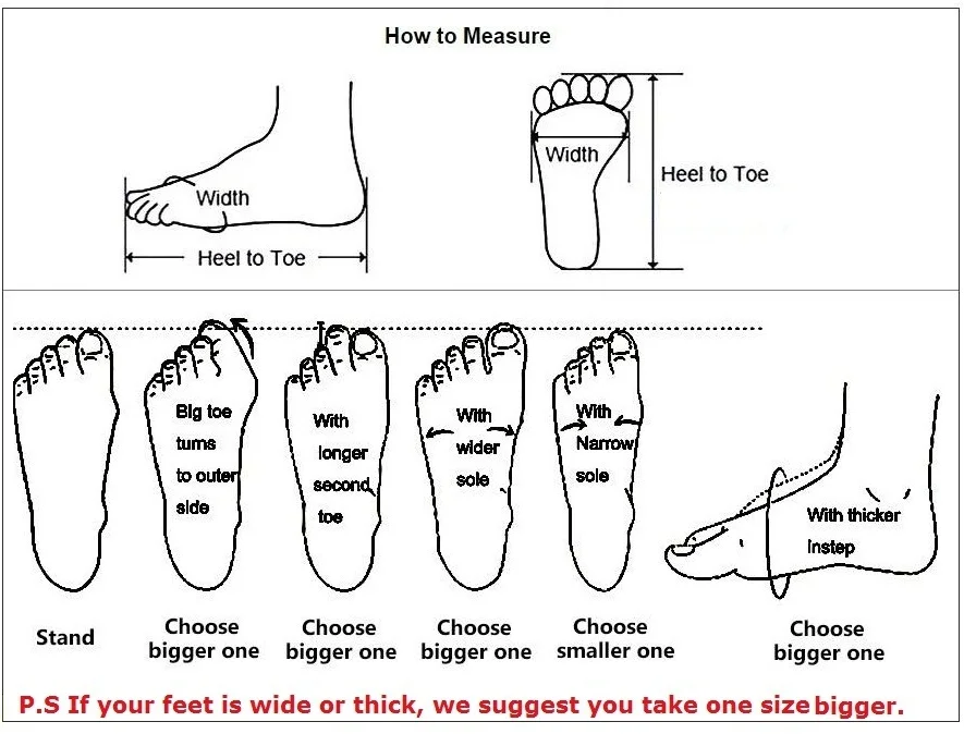 Shoes size Measure 