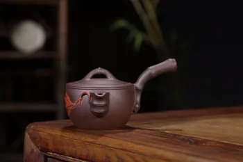 

200mL Authentic Yixing zisha tea pot Chinese Kung Fu Tea drinkware Famous master handmade purple clay teapot Black tea maker
