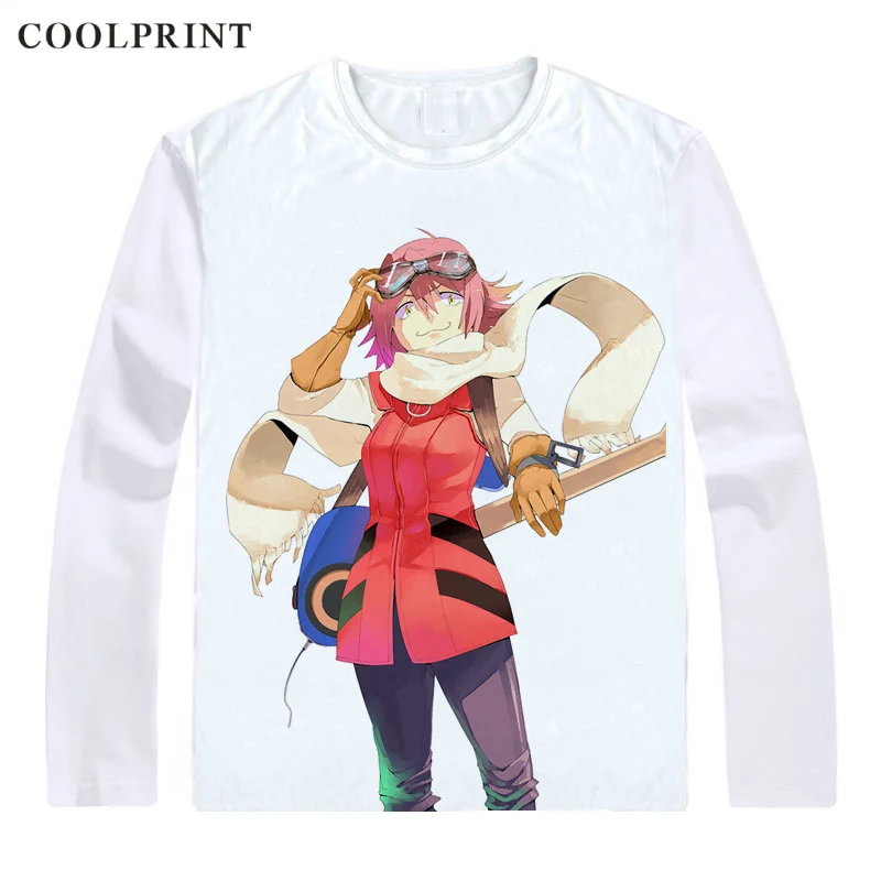 FLCL прогрессивные футболки многостильные рубашки с длинным рукавом фури кури