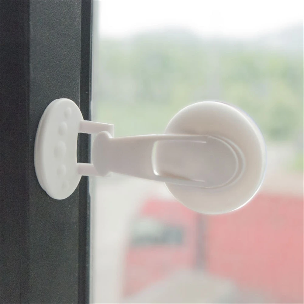 1PCS Children Safety Sucker Window Lock Drawer Door Sliding Doors Lock Toddler Baby