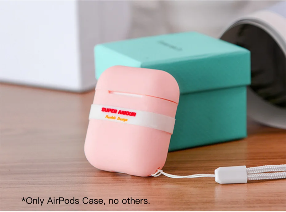 PZOZ чехол для Airpods Bluetooth беспроводные наушники защитная крышка коробка для Apple Airpods Air Pods чехол для наушников силиконовая сумка