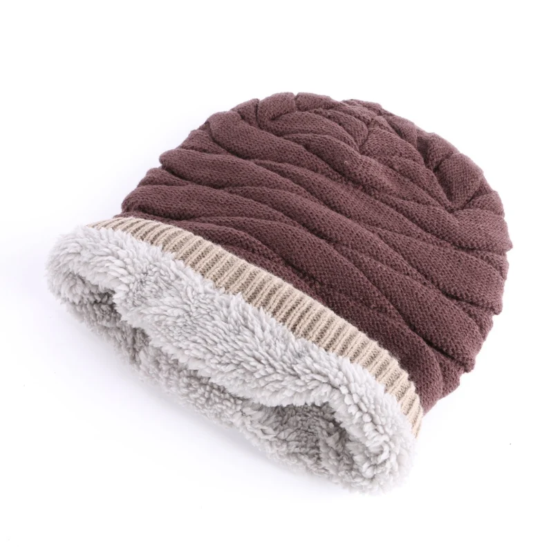 

Knit Winter Women Men Cashmere Hip-Hop Beanie Hat Baggy Unisex Ski Cap Skull