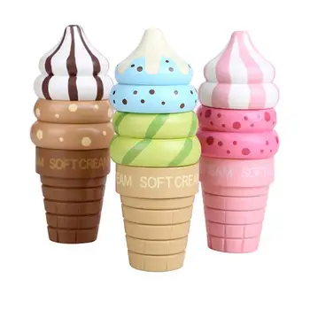

Hot Selling Funny Kids Children Girls Play Toy Mother Garden Magnetic Strawberry Ice Cream Food Mould Toys House Gift 88