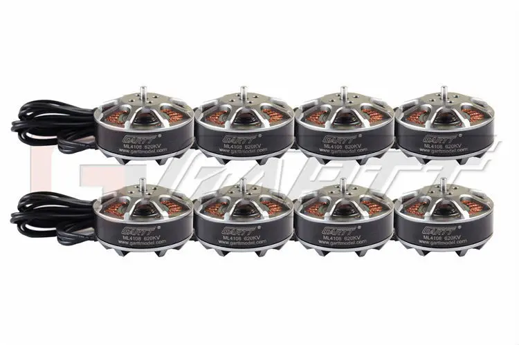 8pcs GARTT Brushless ML 4108 620KV Motor For Multi-rotor Quadcopter Hexacopter RC Drone