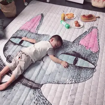 

140X200CM Nordic Carpets For Living Room Waterproof Outdoor Picnic Mat Area Rug Kids Play Mat Anti-Slip Home large carpet pad