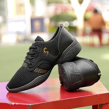 

TKN Women Soft Outsole Walking Shoes Lightweight Comfortable Breathable Mesh Sneakers Woman Outdoor Modern Dance Sport Shoes 610