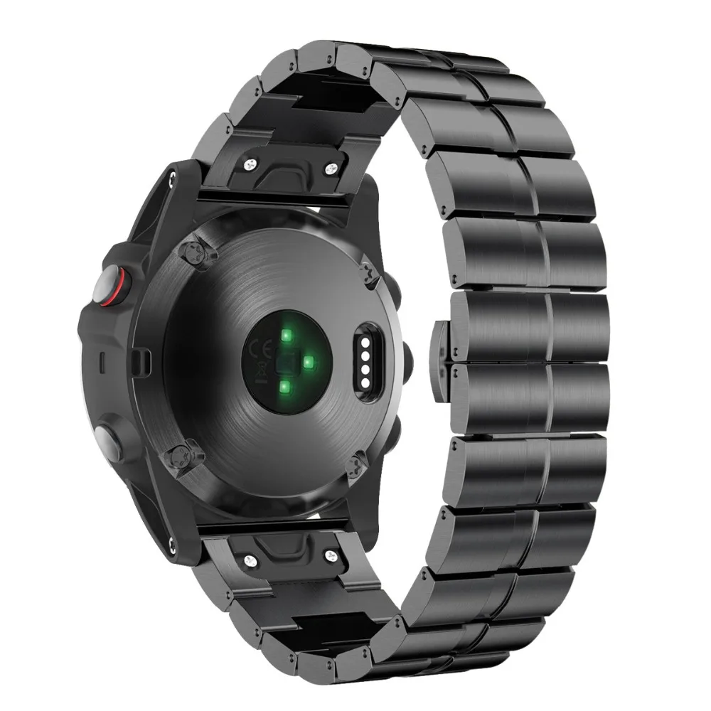 

26mm Stainless Steel Watch Bands For Garmin Fenix 5X Easy Fit Metal Watchband For Garmin Fenix 5X/Fenix 3/Fenix 3 HR