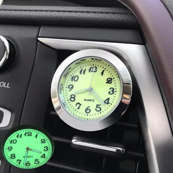 

Car Clock Vents Clip Ornament Air Freshener Luminous Automotive Watch Automobile Interior Digital Quartz Clock Display Ornaments
