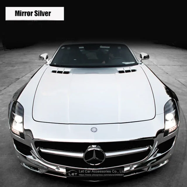 

Car styling High stretchable mirror silver Chrome Mirror flexible Vinyl Wrap Sheet Roll Film Car Sticker Decal Sheet