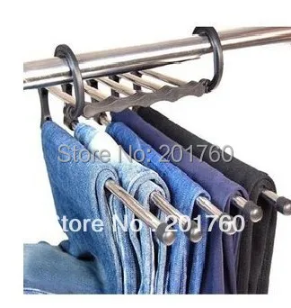 

Multi-function magic trousers rack magic trousers rack multi-function pants frame hanging trousers rack 5piece/lot free shipping