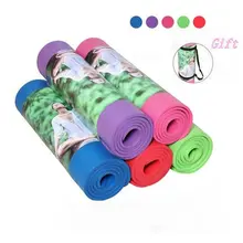 10 мм коврики для йоги из акрилонитрил-бутадиен-каучука коврик с ремешком Домашний Тренажерный Зал Фитнес, Йога, Пилатес коврик для упражнений Спортивный Коврик Мягкий Нескользящий Коврик для ползания