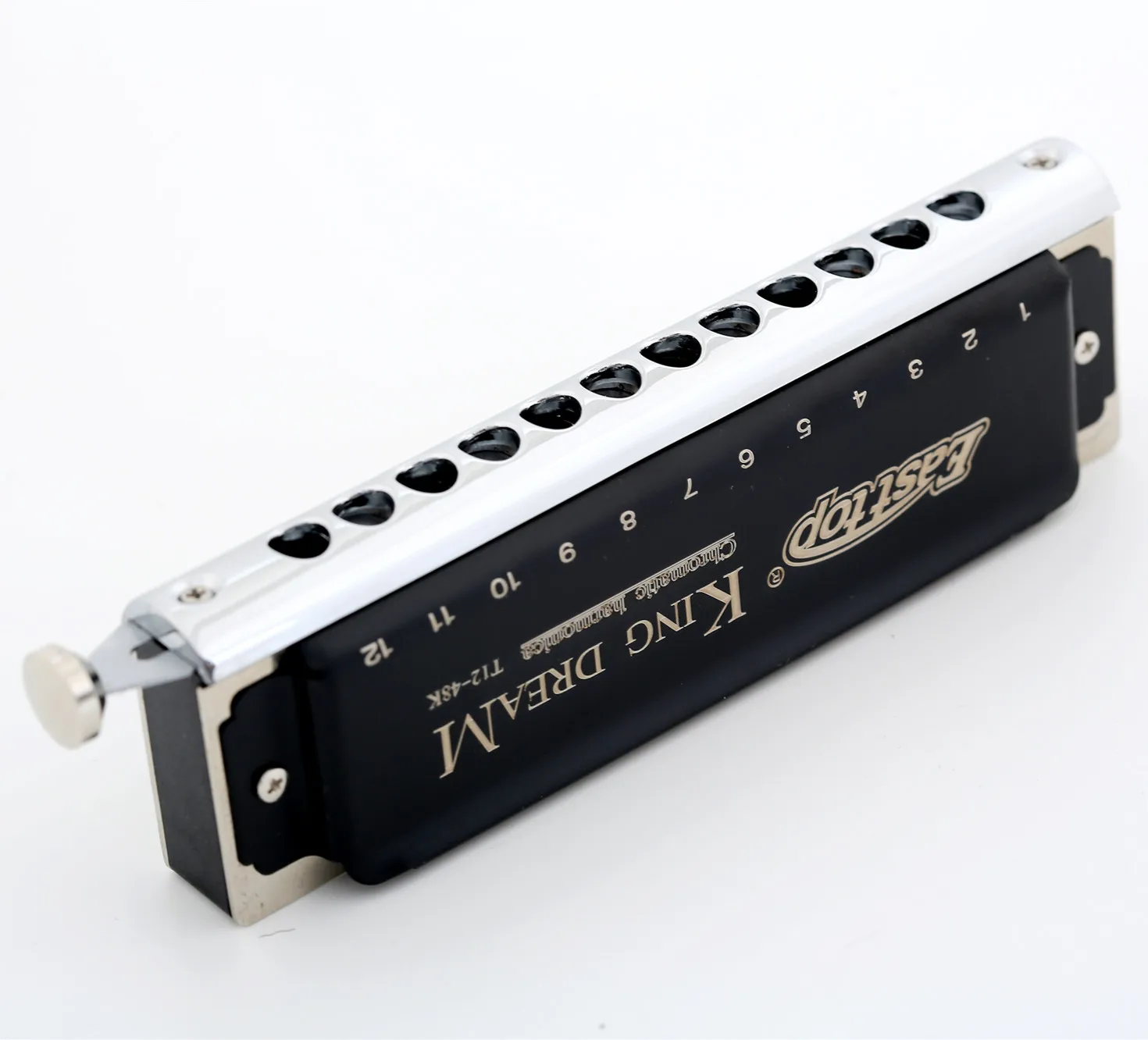 12-hole Key C chromatic harmonica