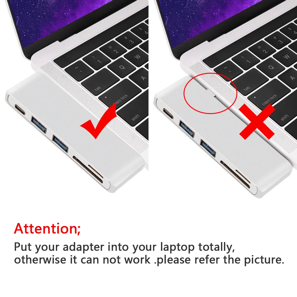 Usb type C концентратор для Macbook 12 дюймов USB Thunderbolt 3 адаптер с 0 Micro SD TF кардридер нового